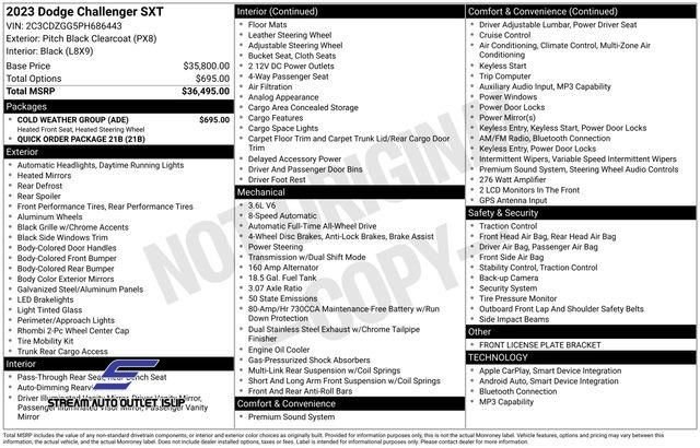 Used 2023 Dodge Challenger SXT w/ Cold Weather Group image 33