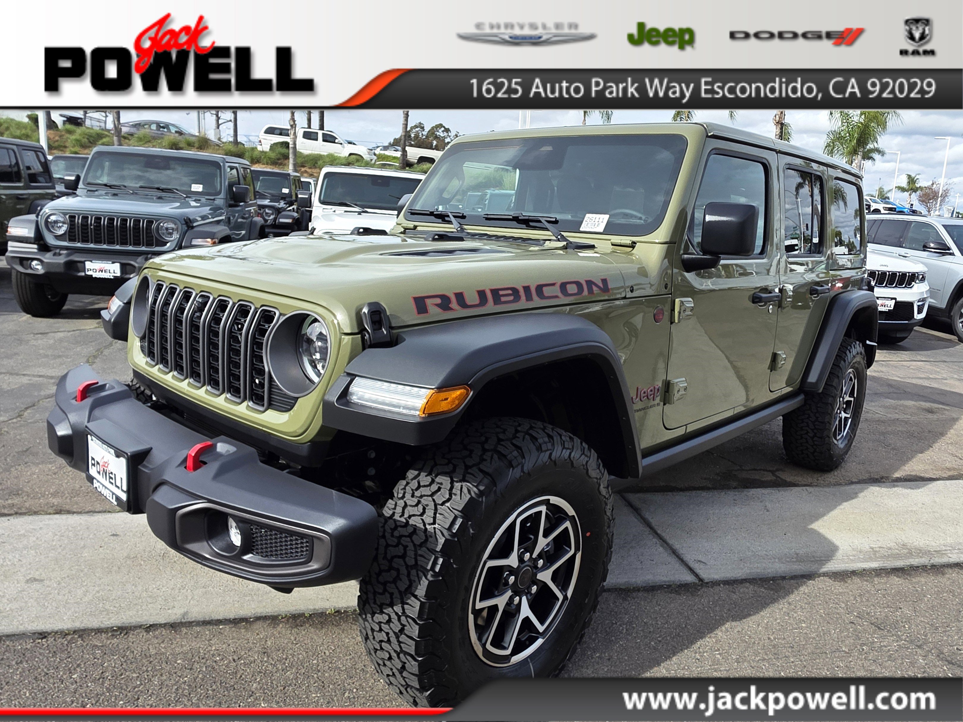 New 2026 Jeep Wrangler Unlimited Rubicon w/ Technology Group AWD/4WD image 1