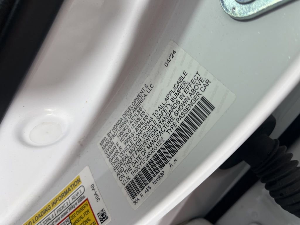 Certified 2024 Honda Accord EX image 28