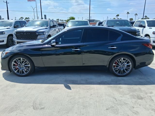 Used 2024 INFINITI Q50 Red Sport 400 w/ Black Opal Edition image 4