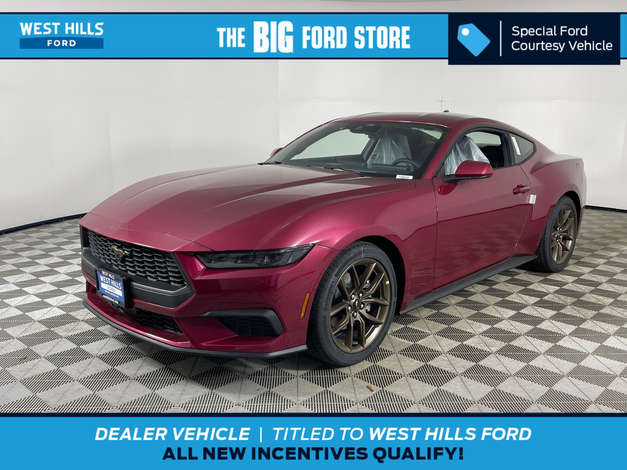 New 2026 Ford Mustang Coupe w/ Bronze Appearance Package