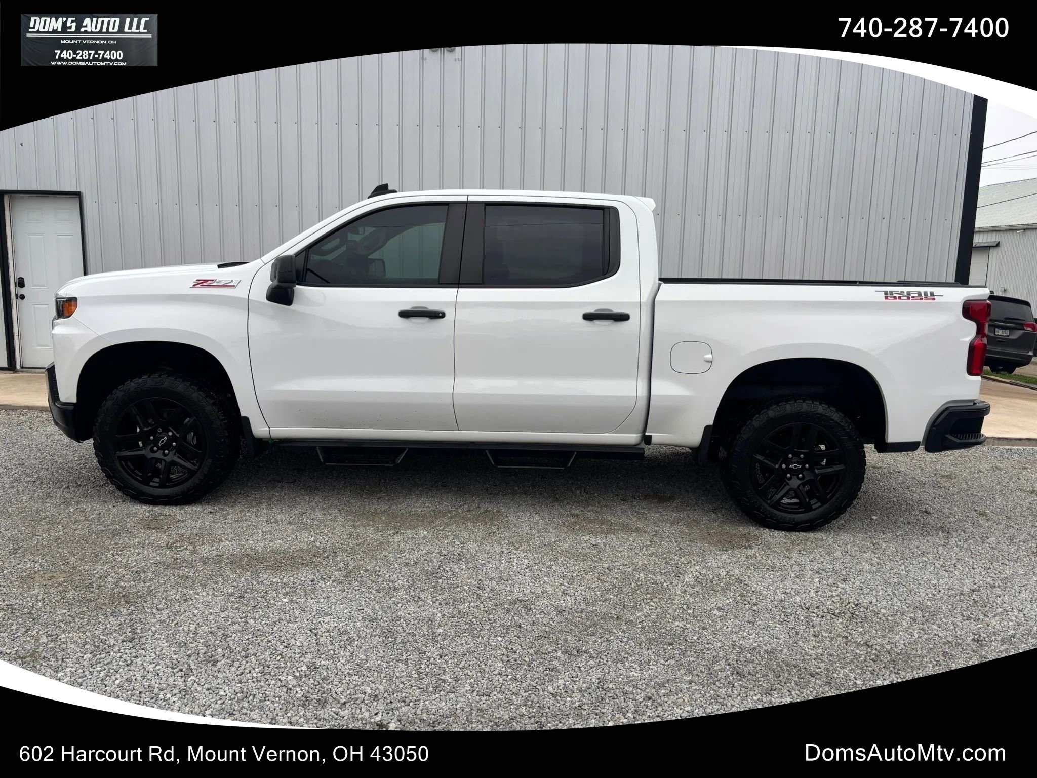 Used 2021 Chevrolet Silverado 1500 Custom Trail Boss w/ Safety Confidence Package AWD/4WD image 1