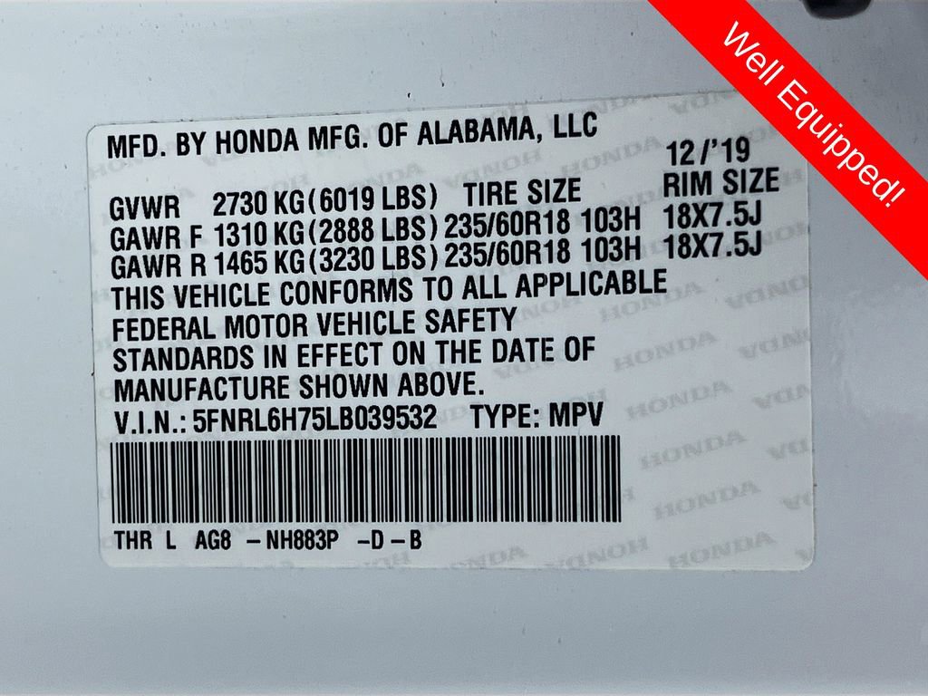 Used 2020 Honda Odyssey EX-L image 33