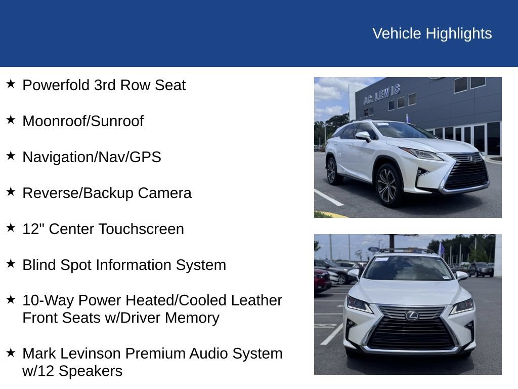 Used 2019 Lexus RX 350L FWD image 25