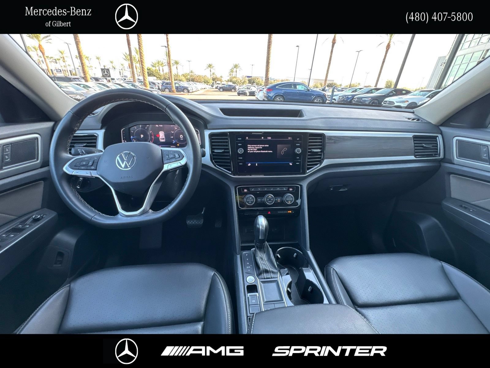 Used 2023 Volkswagen Atlas SE w/ Black Wheel Package FWD image 25