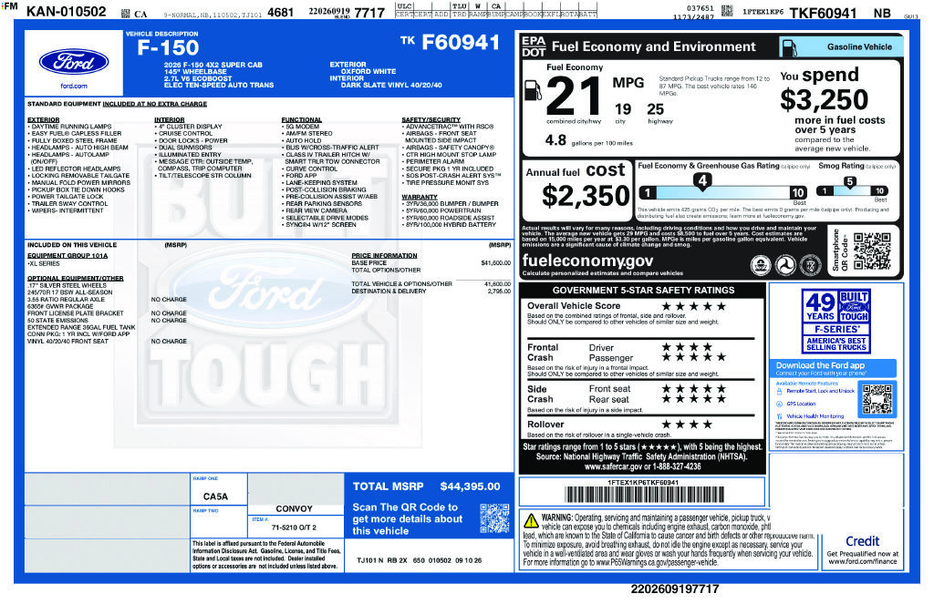 New 2026 Ford F150 XL RWD image 2