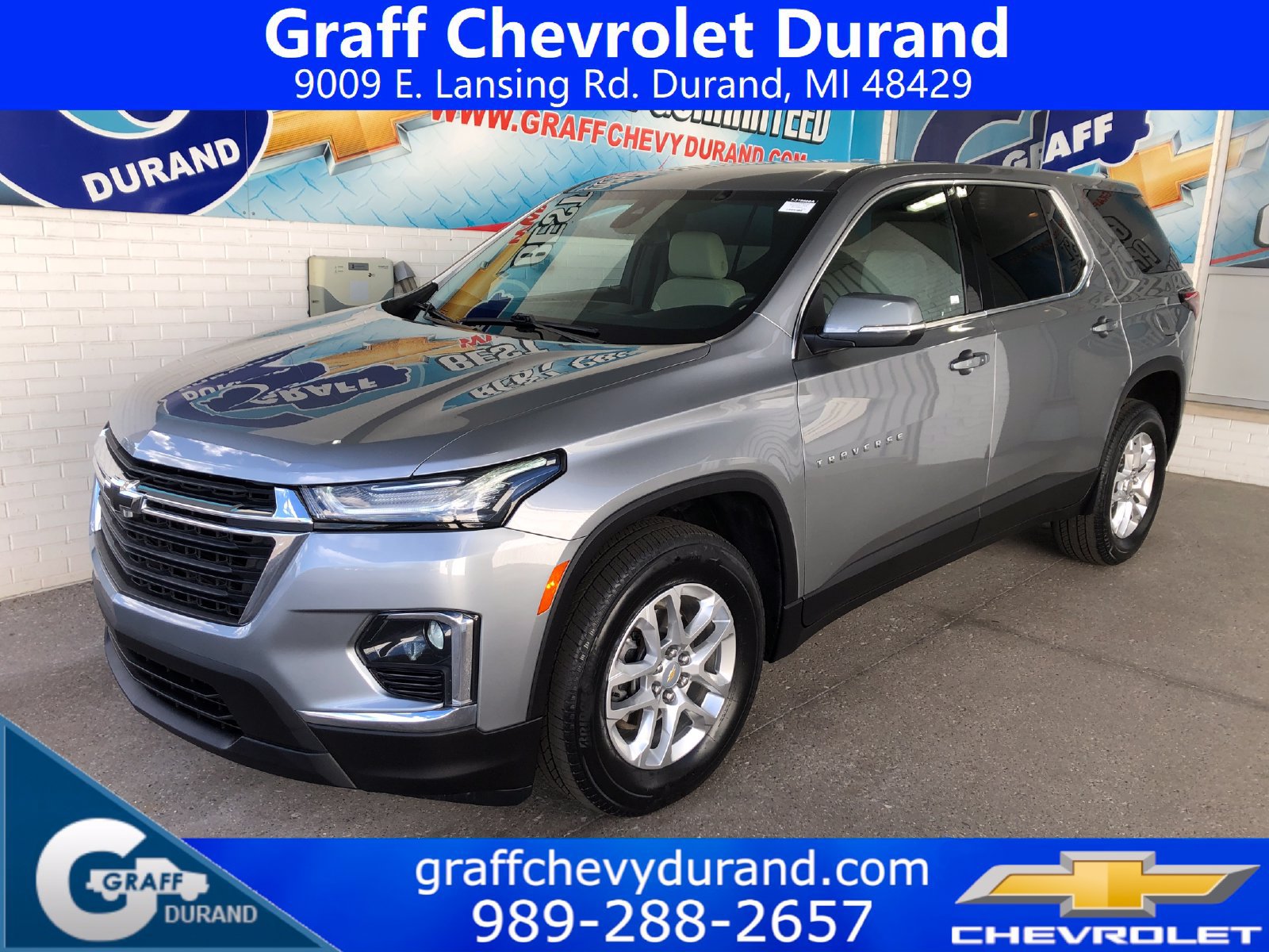 Used 2024 Chevrolet Traverse LS w/ Safety Package FWD image 1