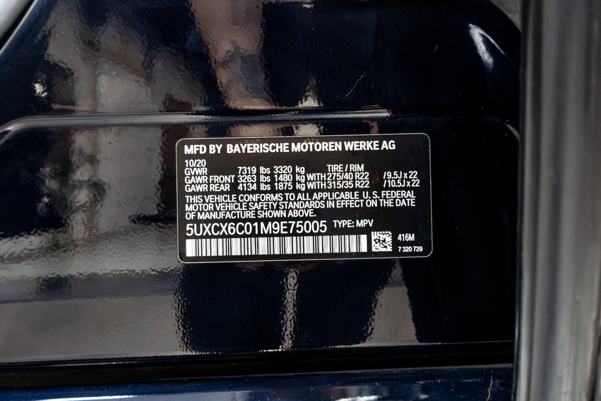 Used 2021 BMW X7 M50i image 87