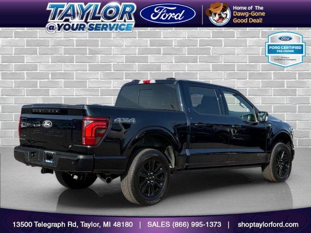 Certified 2025 Ford F150 Platinum w/ Equipment Group 702A High AWD/4WD image 3