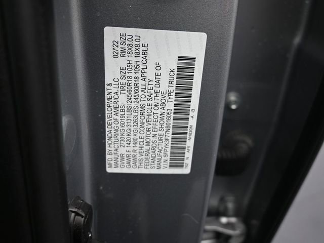 Certified 2022 Honda Ridgeline RTL-E image 19