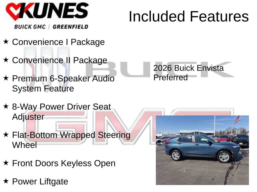 New 2026 Buick Envista Preferred w/ Convenience I Package image 3