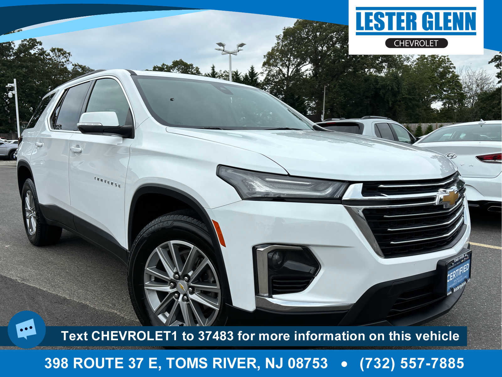 Certified 2023 Chevrolet Traverse LT