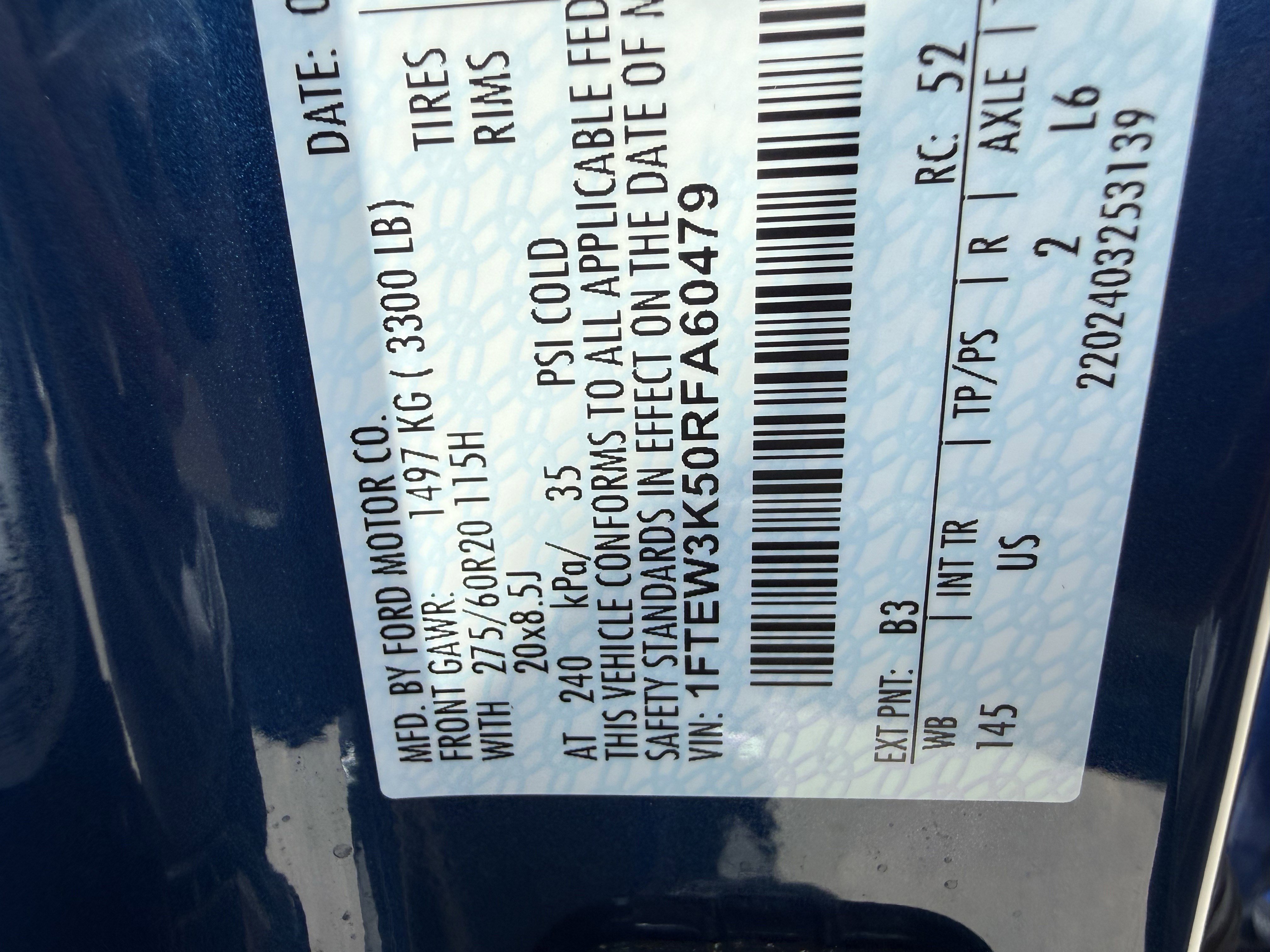 Used 2024 Ford F150 XLT w/ Equipment Group 302A MID RWD image 34