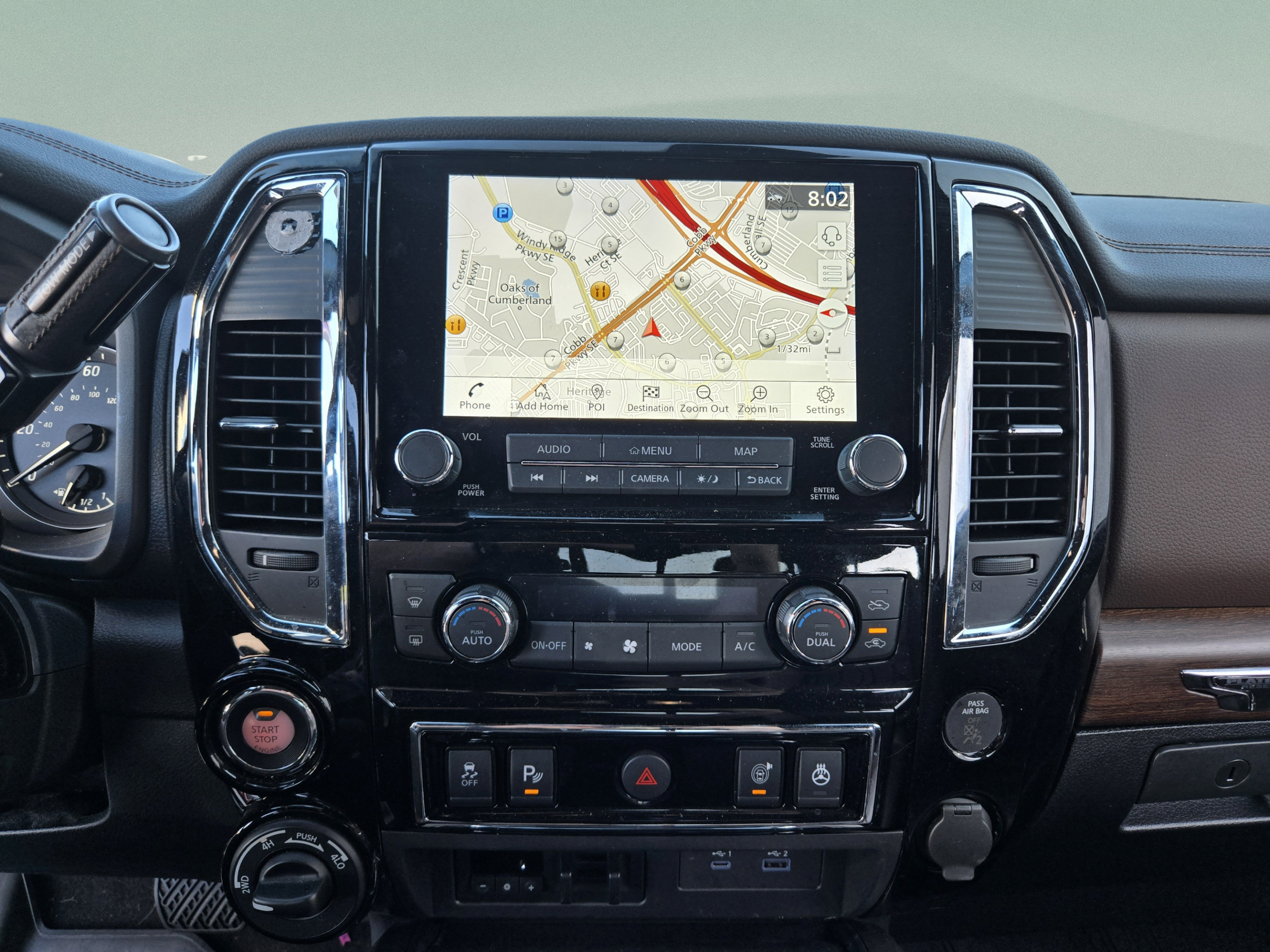 Used 2023 Nissan Titan Platinum Reserve w/ Off Road Protection Package AWD/4WD image 16