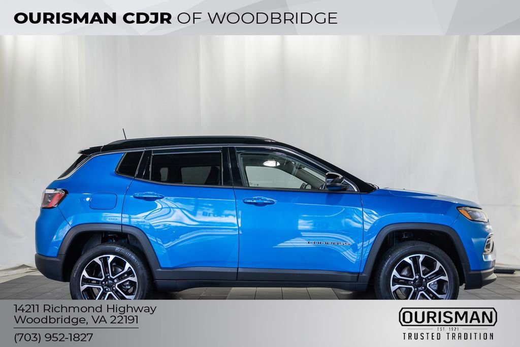 Certified 2022 Jeep Compass Limited w/ Sun and Sound Group image 3