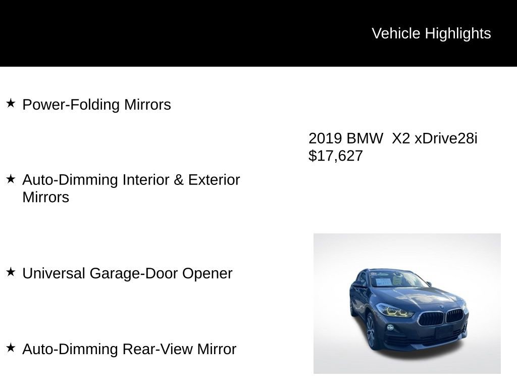 Used 2019 BMW X2 xDrive28i w/ Convenience Package image 6