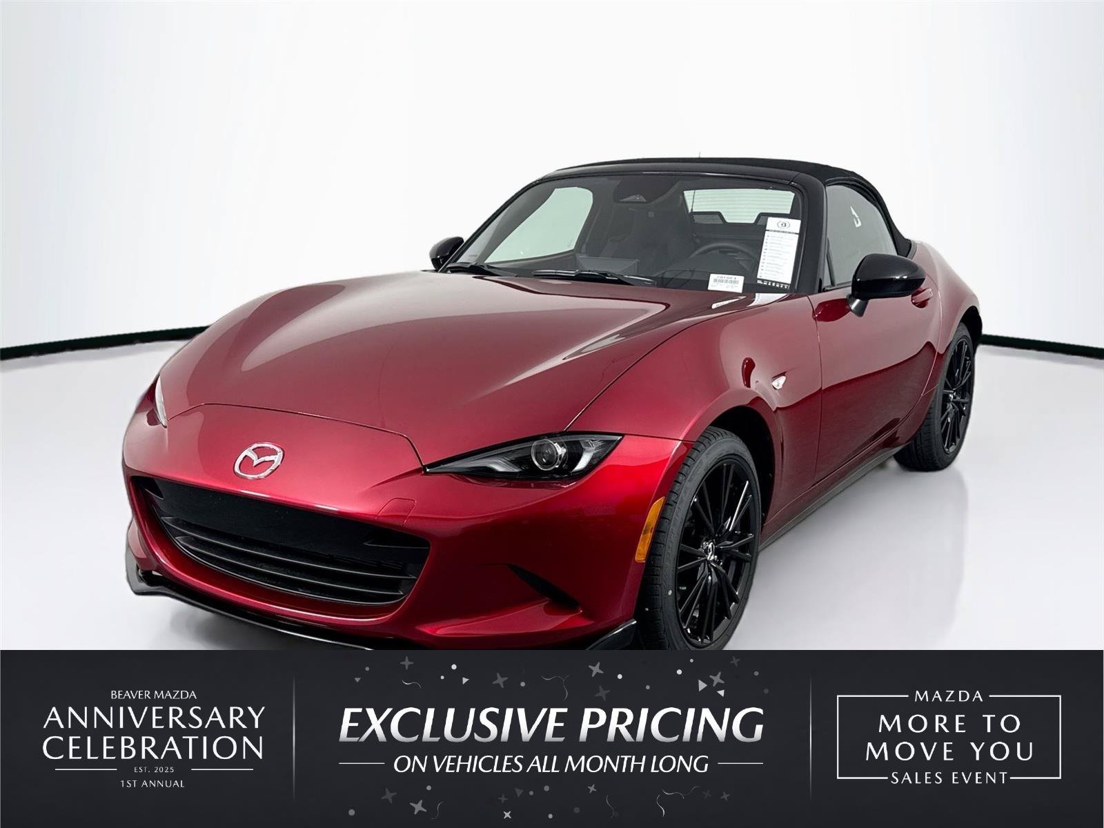 New 2026 MAZDA MX-5 Miata Club w/ Interior Package RWD image 1