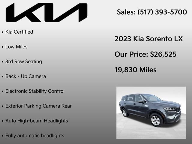 Used 2023 Kia Sorento LX image 7