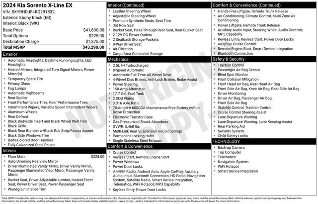 Used 2024 Kia Sorento X-Line EX AWD/4WD image 26