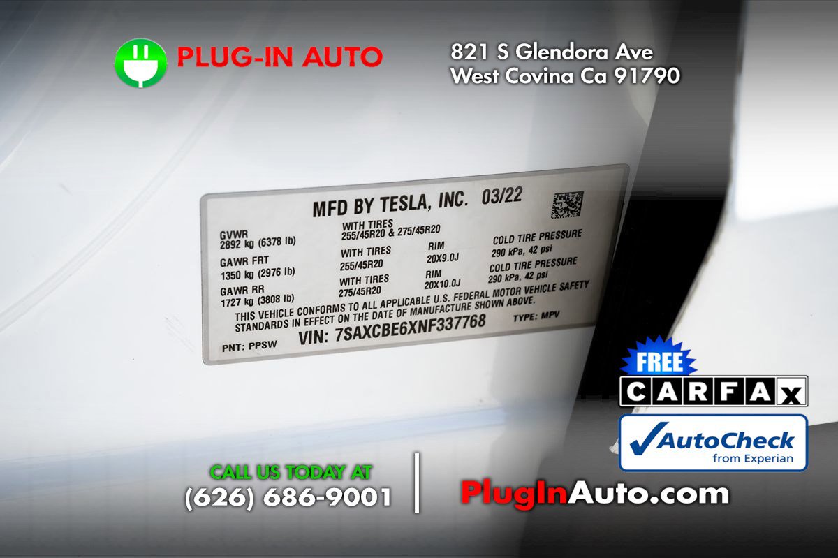 Used 2022 Tesla Model X Plaid AWD/4WD image 11