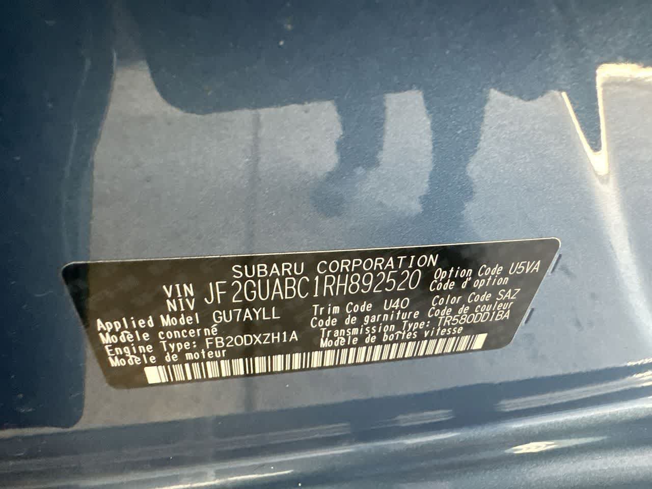 Used 2024 Subaru Crosstrek 2.0i AWD/4WD image 29