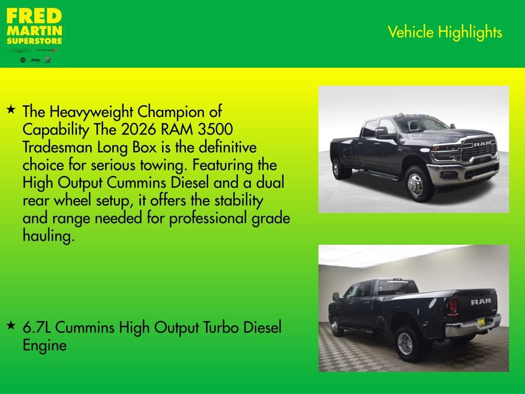 New 2026 RAM 3500 Tradesman image 8