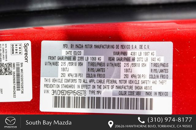 Certified 2023 MAZDA CX-30 AWD 2.5 S w/ Premium Package image 28