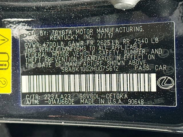 Used 2017 Lexus ES 350 w/ Navigation System Package image 32