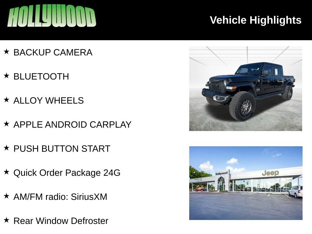 Certified 2022 Jeep Gladiator Overland w/ Popular Equipment Package image 3