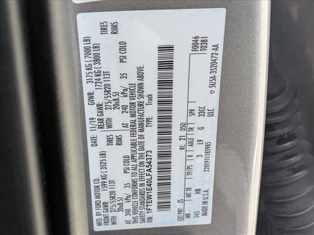 Used 2020 Ford F150 Lariat w/ Equipment Group 502A Luxury AWD/4WD image 15