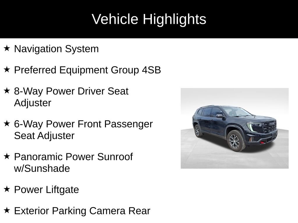 Certified 2024 GMC Acadia AT4 image 2