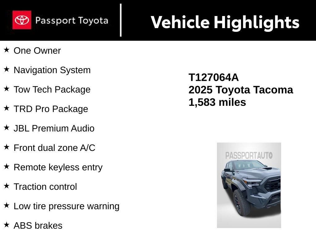 Certified 2025 Toyota Tacoma TRD Pro image 10