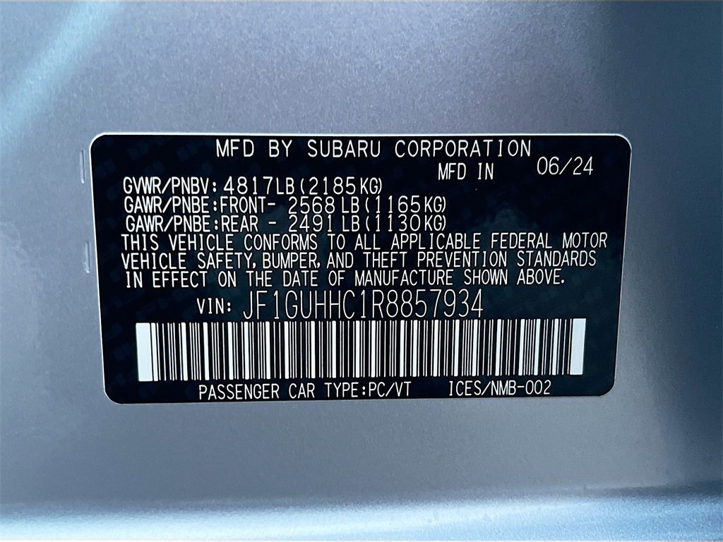 Used 2024 Subaru Impreza RS image 32