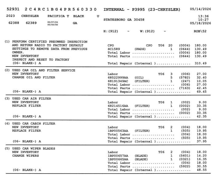 Certified 2023 Chrysler Pacifica Touring-L FWD image 17