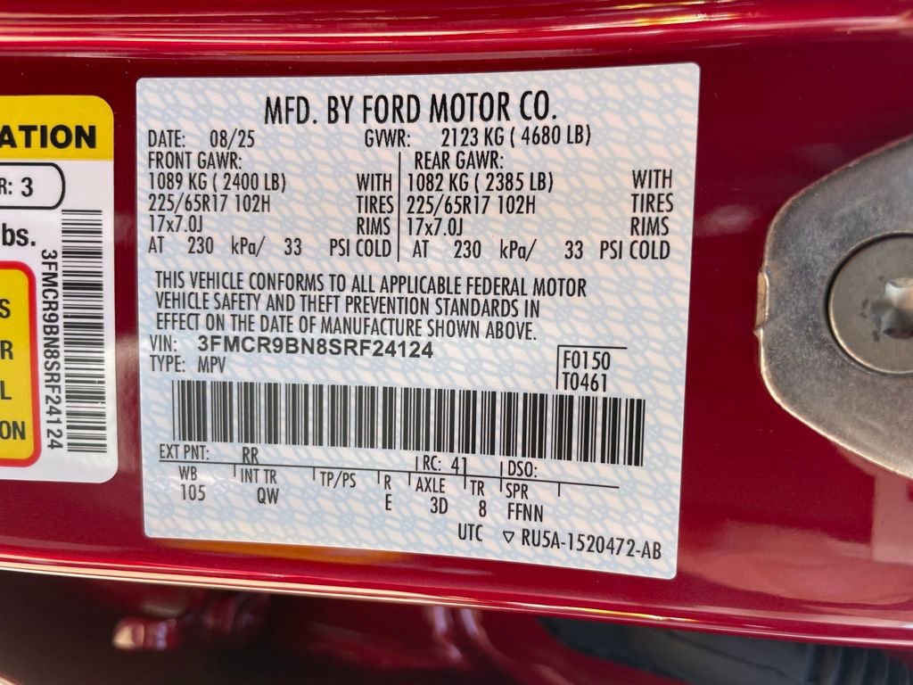 New 2025 Ford Bronco Sport Big Bend w/ Convenience Package AWD/4WD image 46
