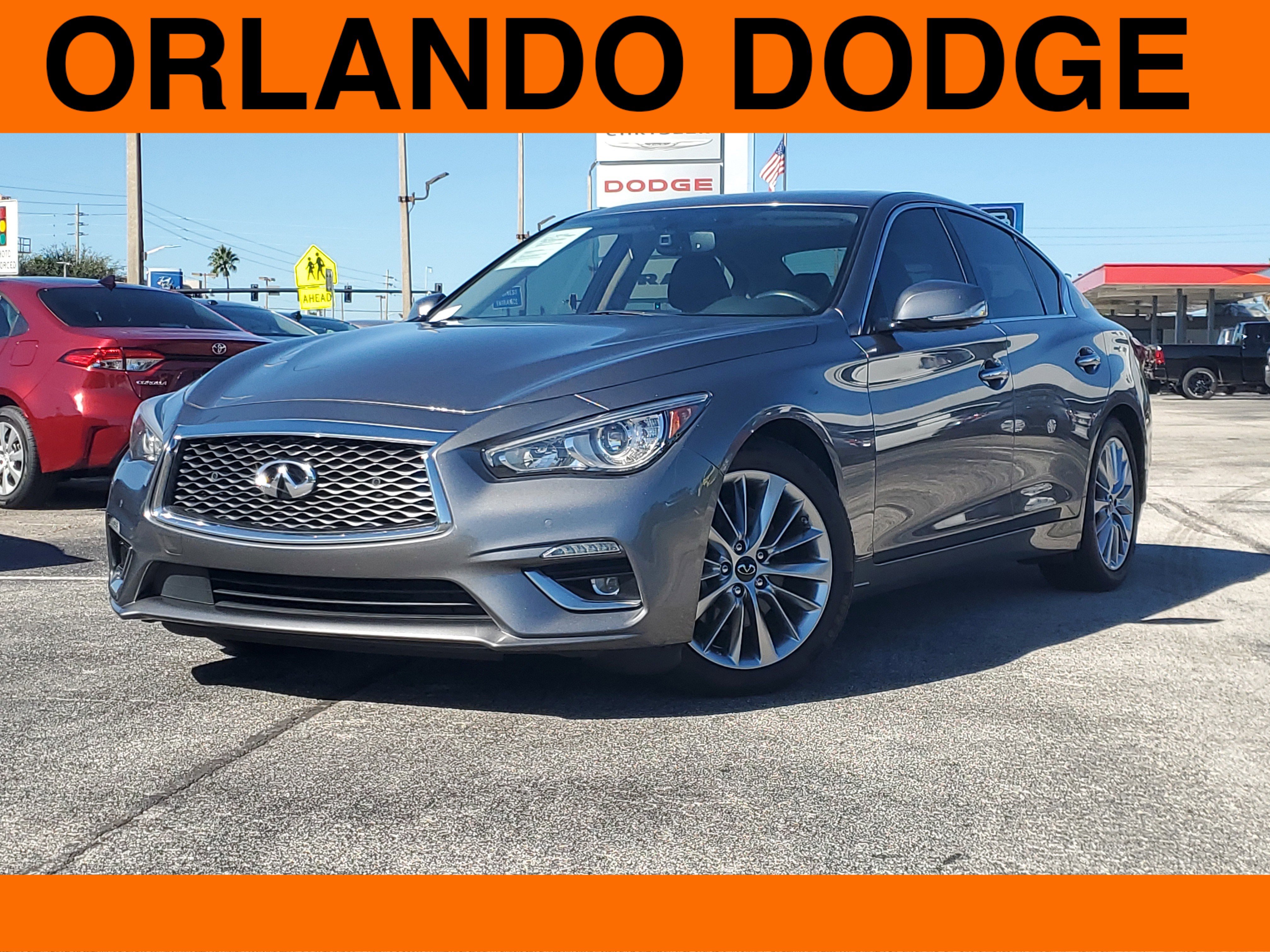 Used 2021 INFINITI Q50 Luxe w/ Cargo Package