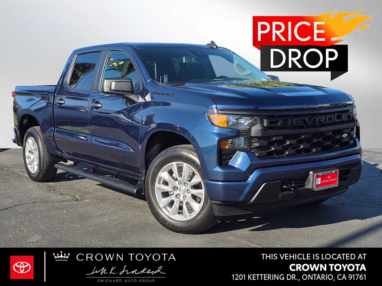 Used 2023 Chevrolet Silverado 1500 Custom w/ LPO, Dark Essentials Package
