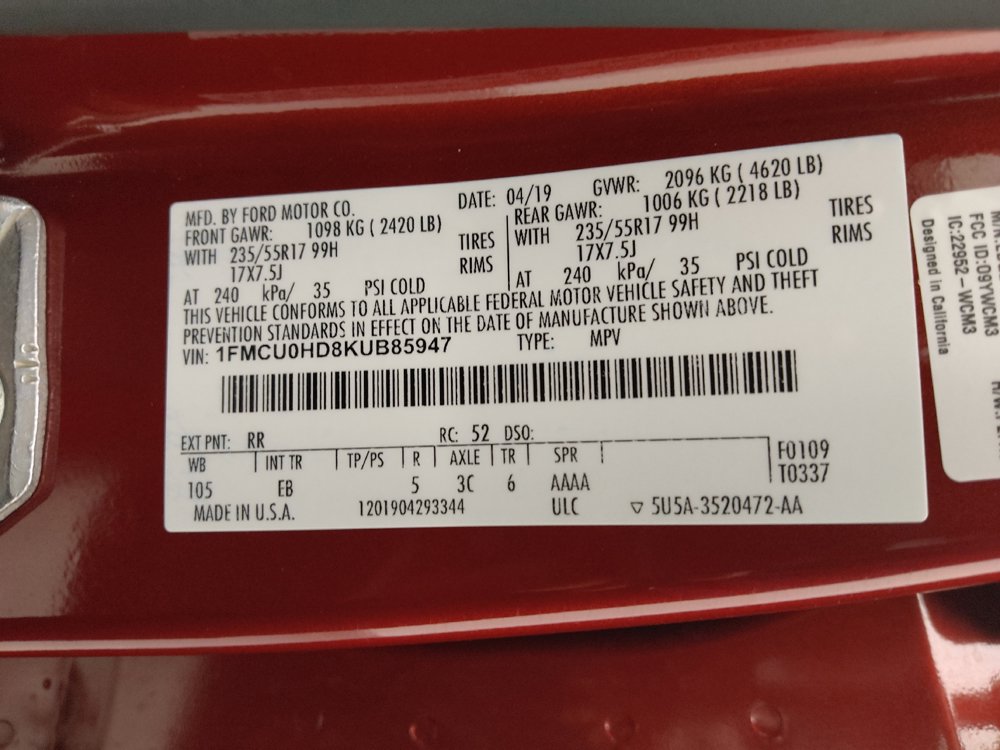 Used 2019 Ford Escape SEL FWD image 33
