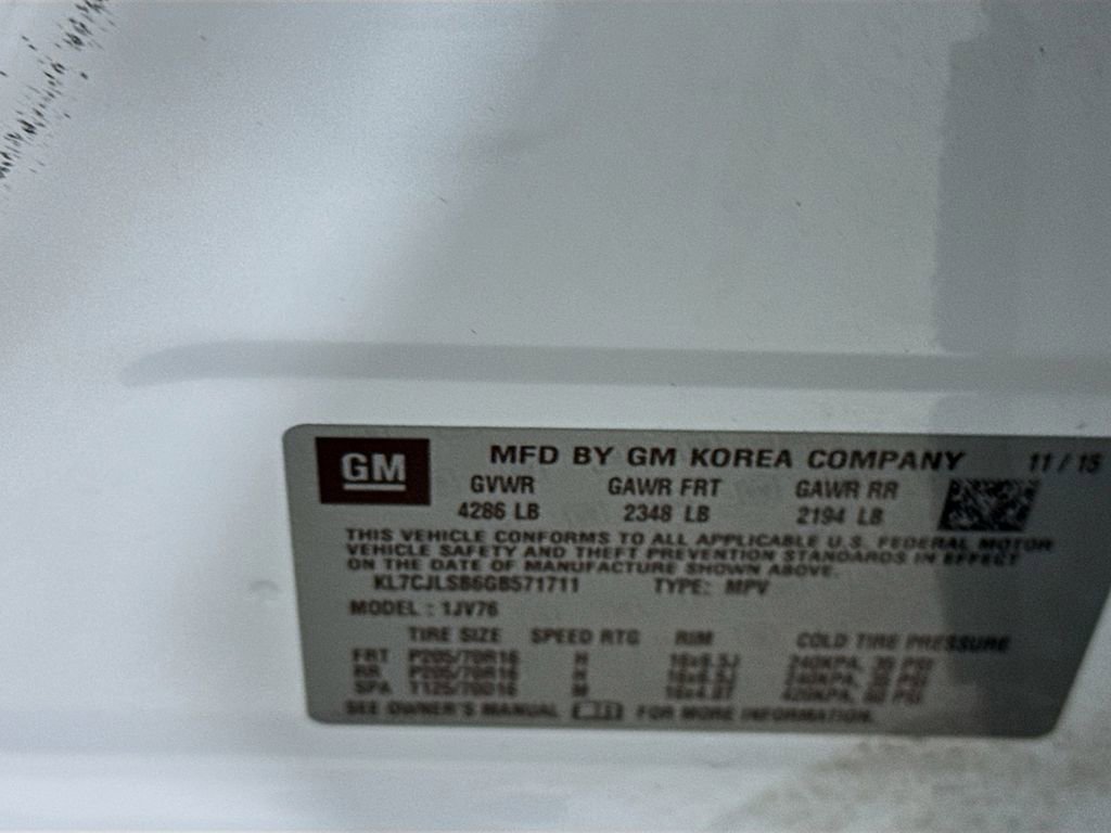 Used 2016 Chevrolet Trax LT w/ LT Convenience Package image 37