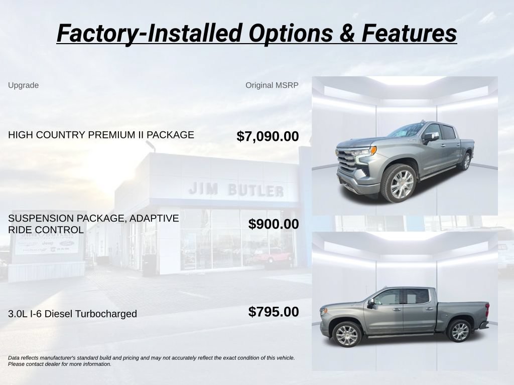 Used 2024 Chevrolet Silverado 1500 High Country AWD/4WD image 3