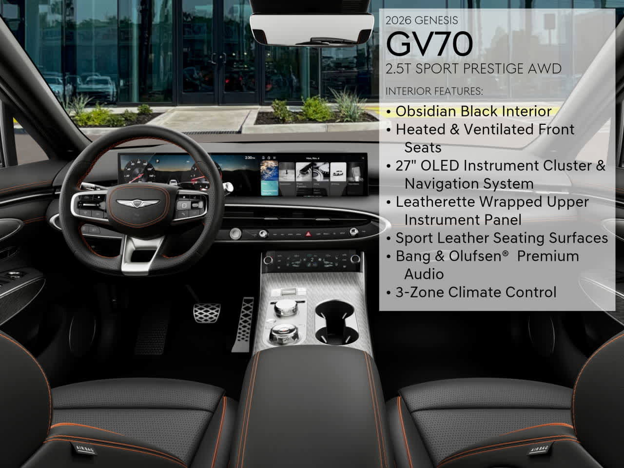 New 2026 Genesis GV70 2.5T Sport Prestige image 17