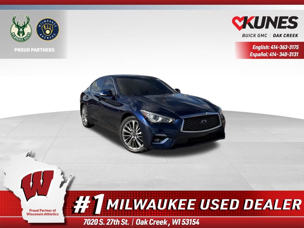 Used 2022 INFINITI Q50 Luxe w/ Cargo Package