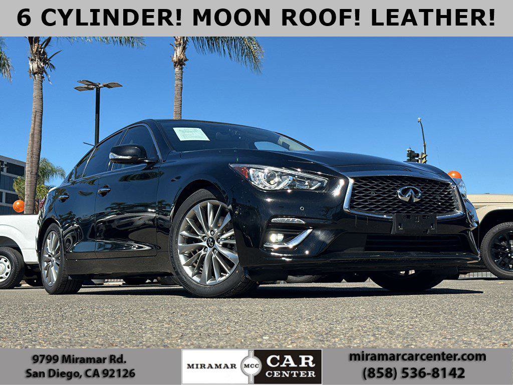 Used 2022 INFINITI Q50 Luxe w/ Cargo Package