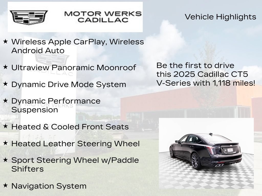 Used 2025 Cadillac CT5 V RWD image 14