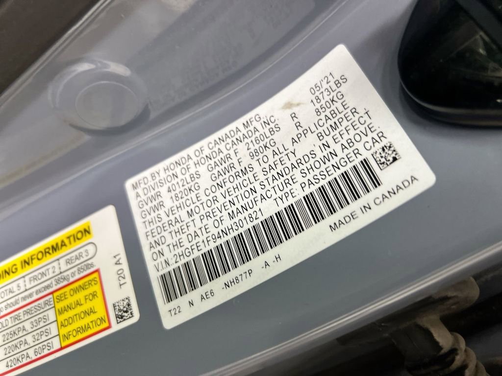 Used 2022 Honda Civic Touring image 28