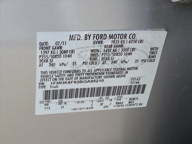 Used 2011 Ford Explorer Limited w/ 301A Rapid Spec Order Code AWD/4WD image 30