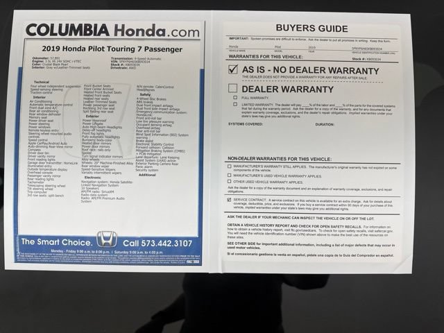 Used 2019 Honda Pilot Touring image 36