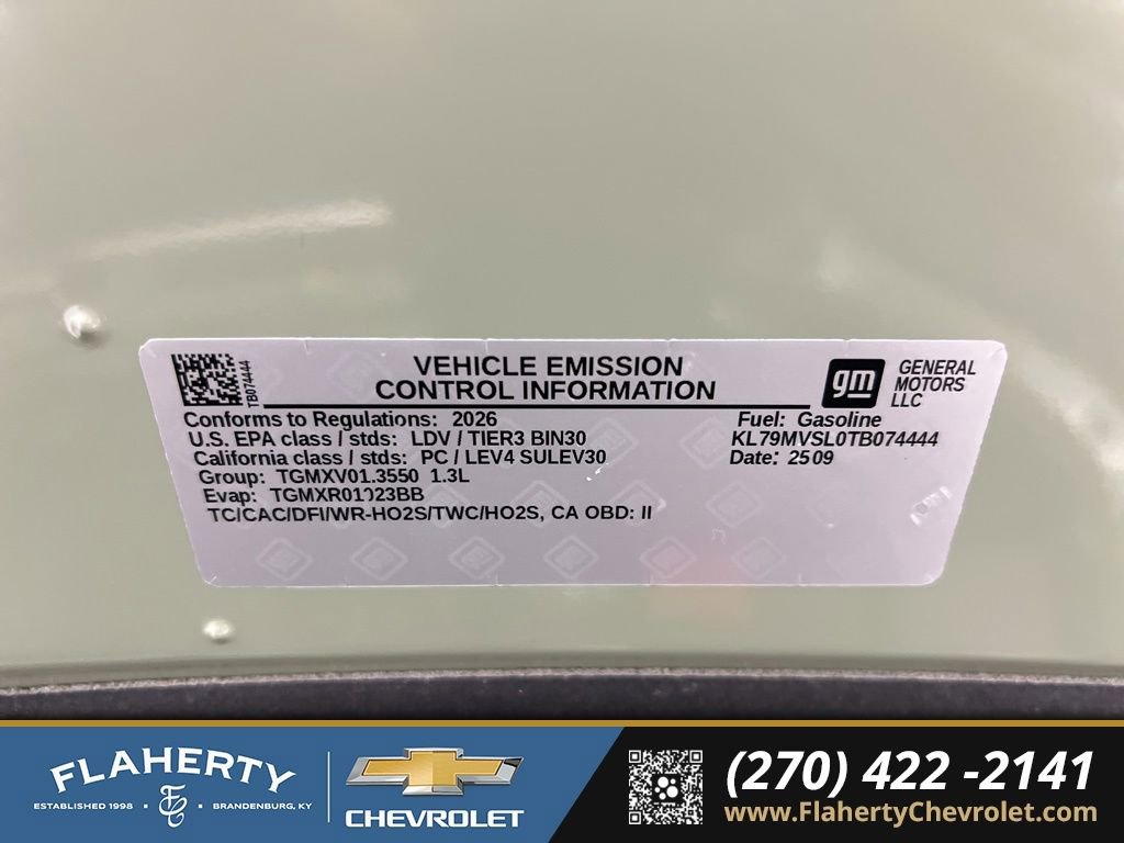 New 2026 Chevrolet TrailBlazer ACTIV w/ Driver Confidence Package image 17