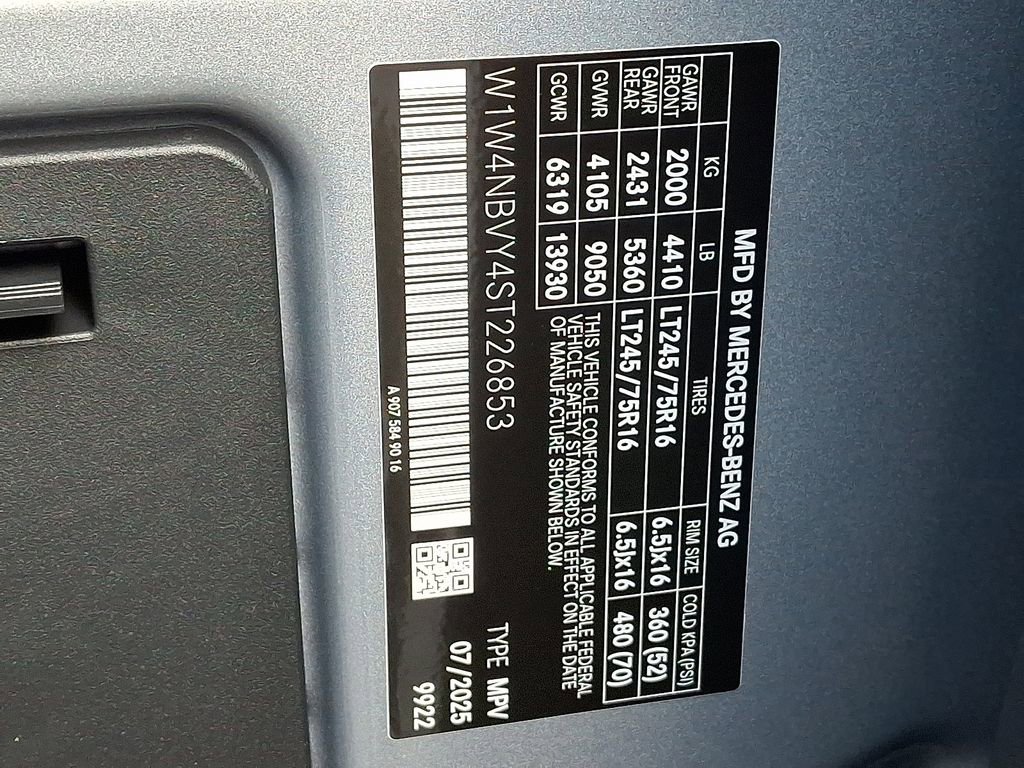 New 2025 Mercedes-Benz Sprinter 2500 image 17