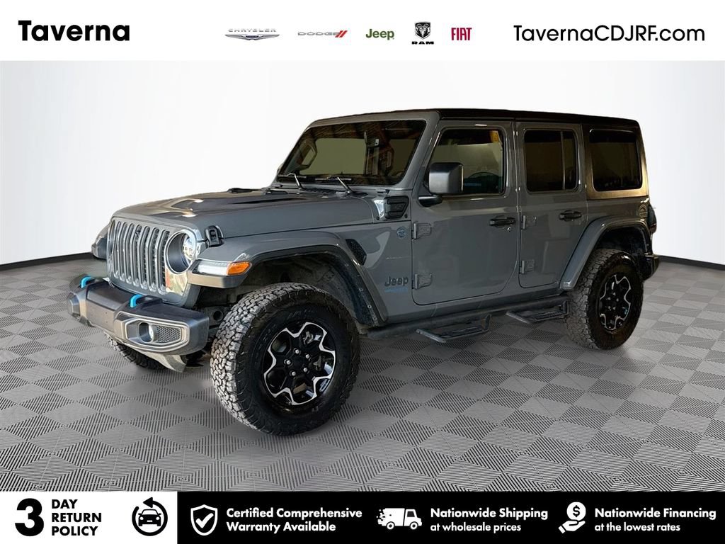 Certified 2021 Jeep Wrangler Unlimited Rubicon 4xe w/ Cold Weather Group